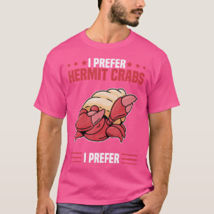 Camiseta Hermit Crab Lover Concha Acessórios Gaiola Ela