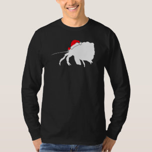 Camiseta Hermit Crab Santa Hat Natal