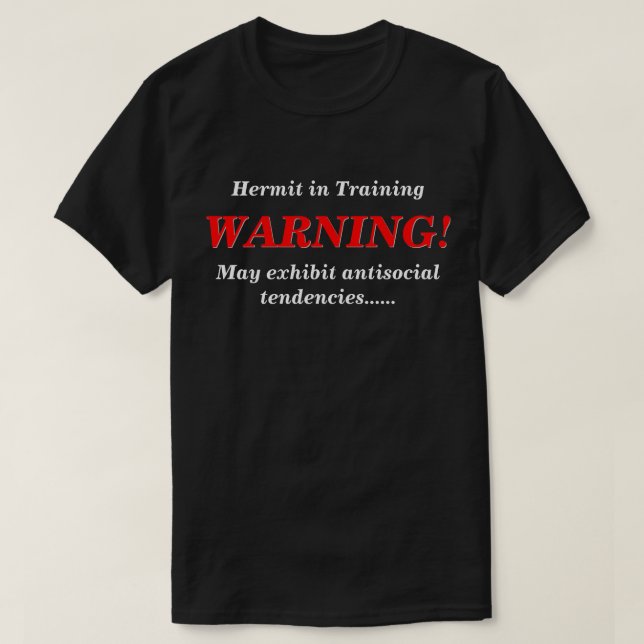 Camiseta Hermit na formação de DK antissocial (Frente do Design)