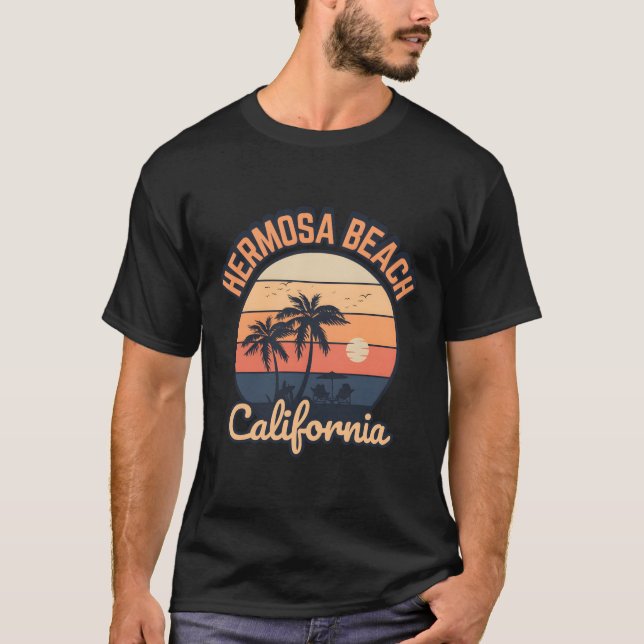 Camiseta Hermosa Beach � a � costeira australiana (Frente)
