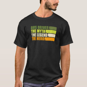 Camiseta Hero Mito Legenda do Driver do Barramento do Vinta