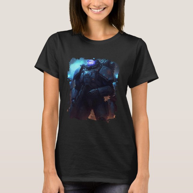 Camiseta Heroes in space the amazing Space Marines  1 (Frente)