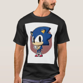 Camiseta Herói Chibi Azul da Velocidade