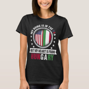 Camiseta Herói da Bandeira Húngara Americana do Patriota 