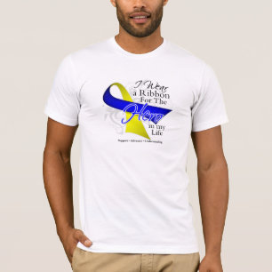 Camiseta Herói da fita de Síndrome de Down em minha vida