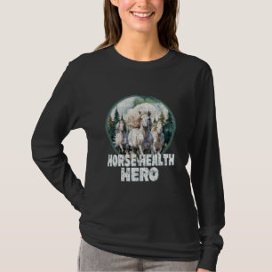 Camiseta Herói da Saúde dos Cavalos, Hospital Vet de Equino