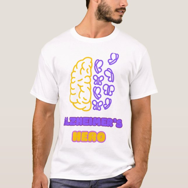 Camiseta Herói de Alzheimers (Frente)