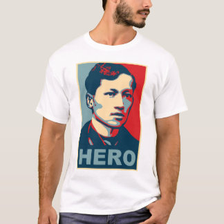 Camiseta Herói de Jose Rizal