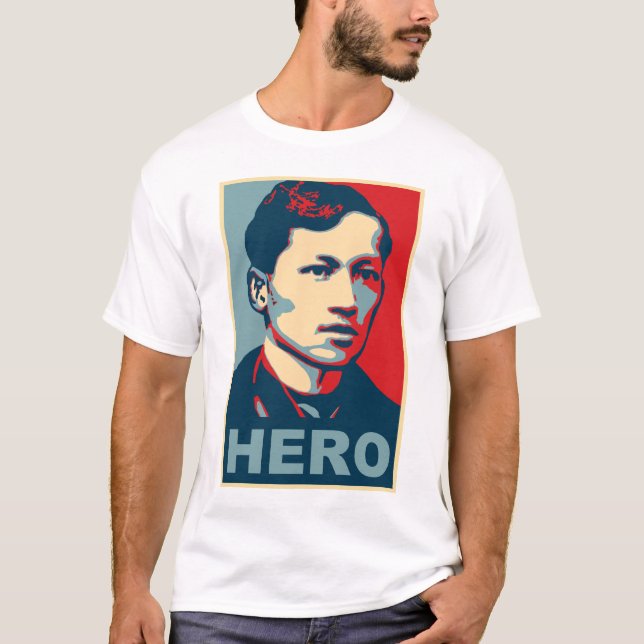 Camiseta Herói de Jose Rizal (Frente)