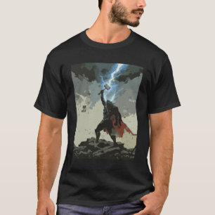 Camiseta Herói - Deus do trovão Mitologia Nórdica