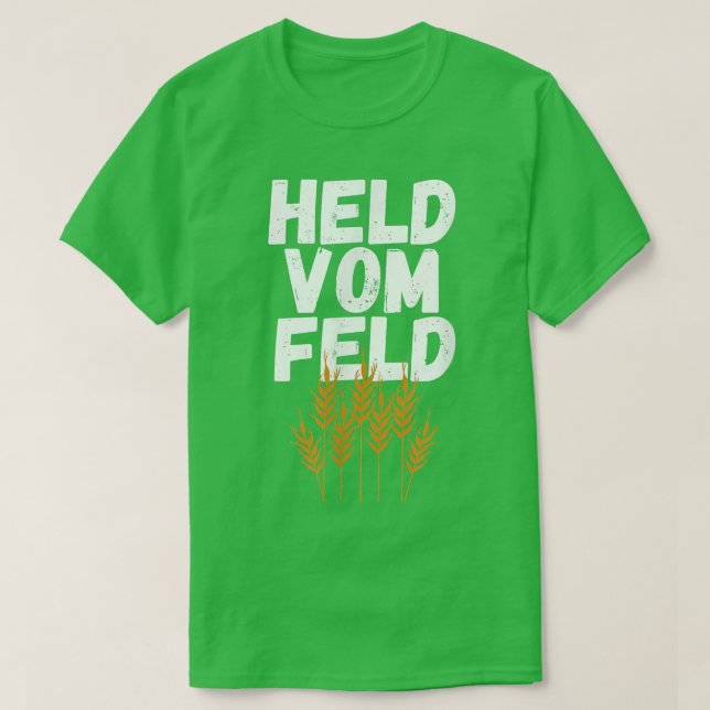 Camiseta Herói do agricultor (Frente do Design)