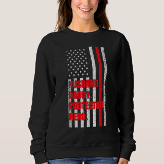 Camiseta Herói do Pai de Bombeiros do Pai do Marido