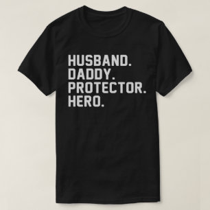 Camiseta herói do pai do marido