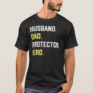 Camiseta Herói Do Pai Do Marido Para Os Pais Da