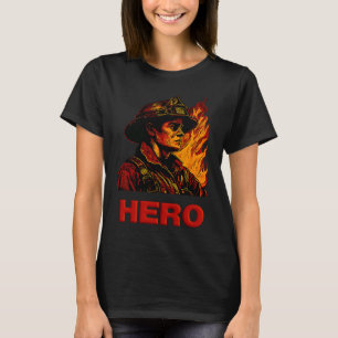 Camiseta Herói dos bombeiros