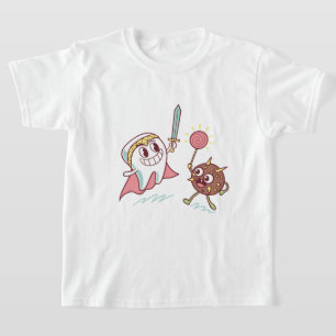 Camiseta Herói dos Dentes vs Bactérias Monstro Diversão Car