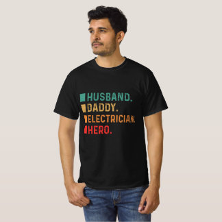 Camiseta Herói Elétrico do Pai Marido