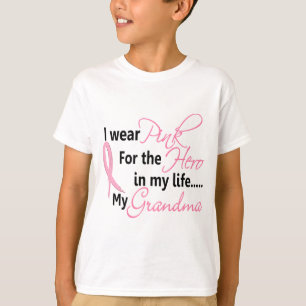 Camiseta HERÓI em MINHA VIDA, MINHA AVÓ 1 do cancro da ma