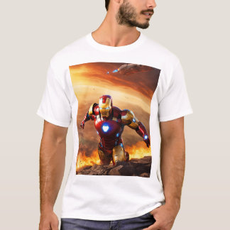 Camiseta "Herói orientado por tecnologia: enfrentando a cor