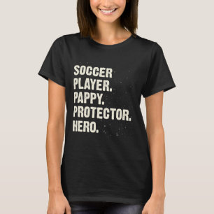 Camiseta Herói Protetor Jogador de Futebol Pappy Amante de