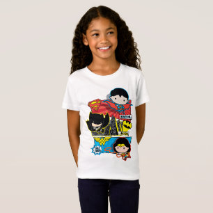 Camiseta Heróis Chibi Prontos Para Ação!