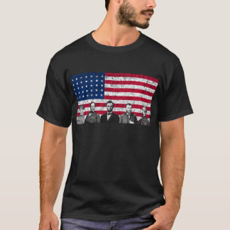 Camiseta Heróis da união e a bandeira americana
