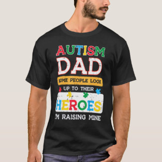 Camiseta Heróis do Autismo do Pai Estou Levando Minha Consc