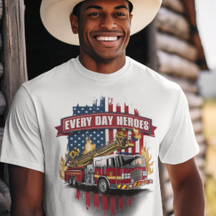 Camiseta Heróis do Caminhão de Fogo