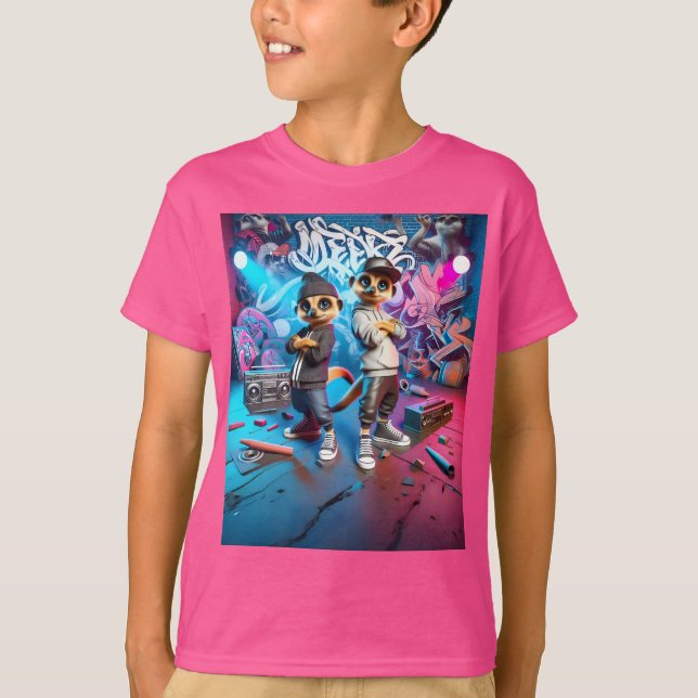 Camiseta Heróis do Dia, Meerkats (Frente)