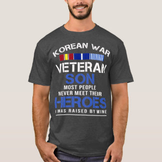 Camiseta Heróis Do Filho Veterano Da Guerra Da Coreia, Fui