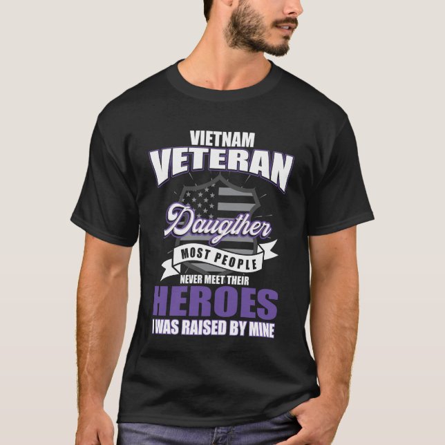 Camiseta Heróis Filhos Veteranos do Vietnã (Frente)