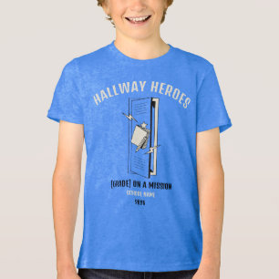 Camiseta Heróis Personalizados do Corredor Escolar