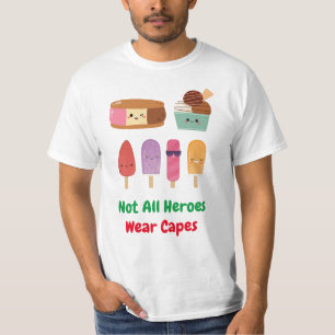 Camiseta Heróis Reais: Liga Dos Sorvetes