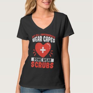 Camiseta Heróis São Enfermeiras Heroínas.