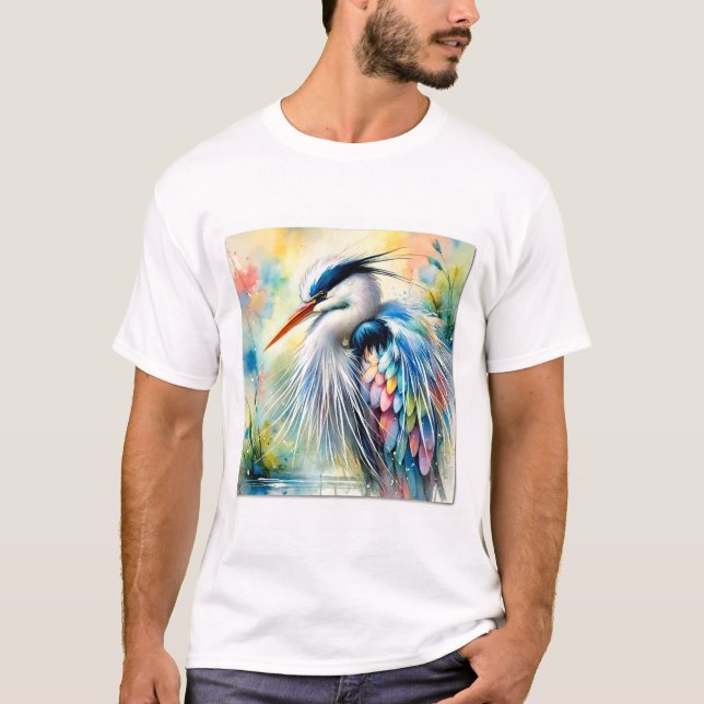 Camiseta Heron 170624AREF113 - Watercolor (Frente)