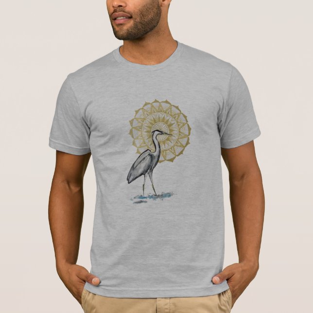 Camiseta Heron Mandala (Frente)