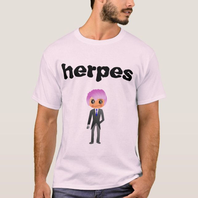 Camiseta herpes (Frente)
