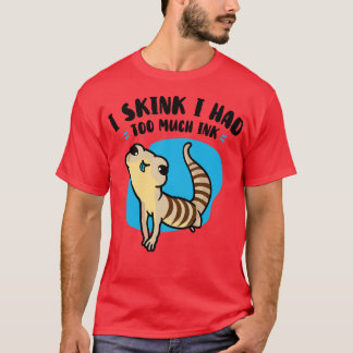 Camiseta Herpetologia BlueTongued Skink Lizard Wildlife