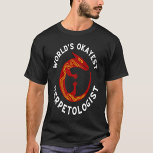Camiseta Herpetologia Répteis E Anfíbios  O Mundo Okayes