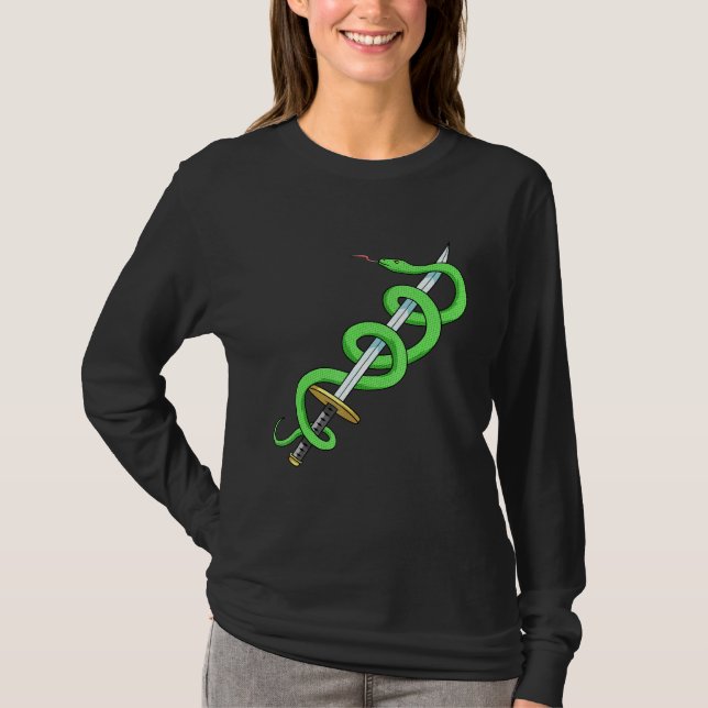 Camiseta Herpetologista do réptil cobra (Frente)