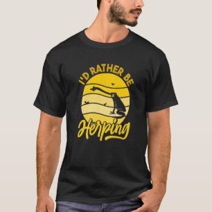 Camiseta Herpetologista Herpetology Herp Eu Preferencialmen