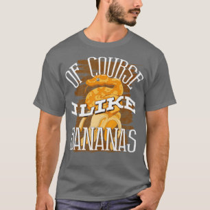 Camiseta Herpetólogo De Banana Ball Python, Claro Que Gosto