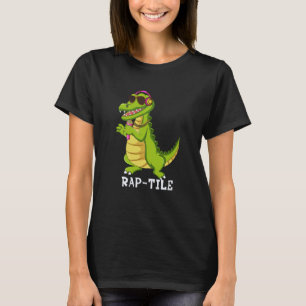 Camiseta Herpetólogo do Rapper Reptile Collector do azulejo