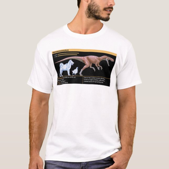 Camiseta Herrerasaurus - Dinosaur Biology Jurassic (Frente)