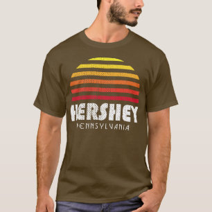 Camiseta Hershey PA Retro Sunset Pensilvânia