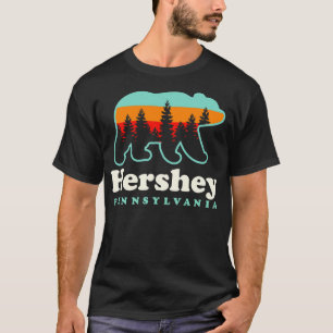 Camiseta Hershey Pennsylvania Vacation Hiking Camping Bear