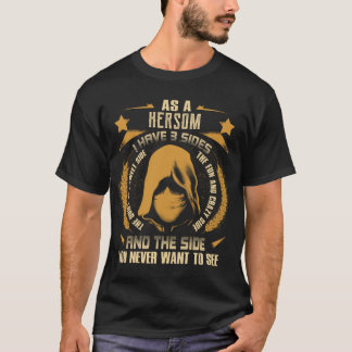 Camiseta HERSOM - Eu Tenho 3 Lados Que Você Nunca Quer Ver