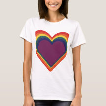 Herz Angelilli Heart - Rainbow Colors - Regenbogen