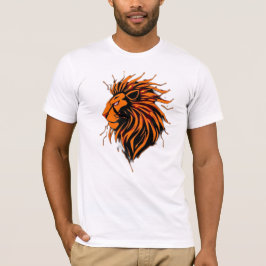 Camiseta „Herz des Löwen – In flammendem Gold“