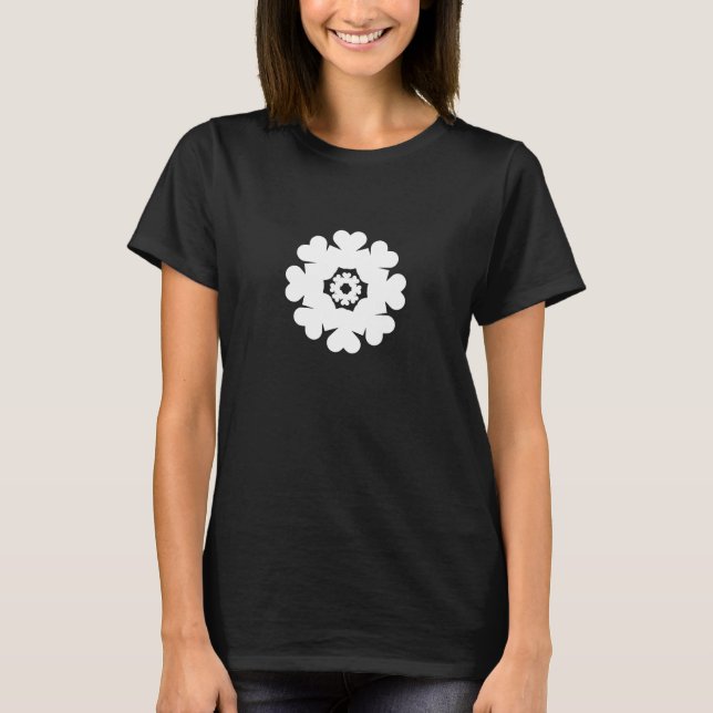 Camiseta Herz Heart Cœur Cuore Star Starlet Sternchen Stern (Frente)